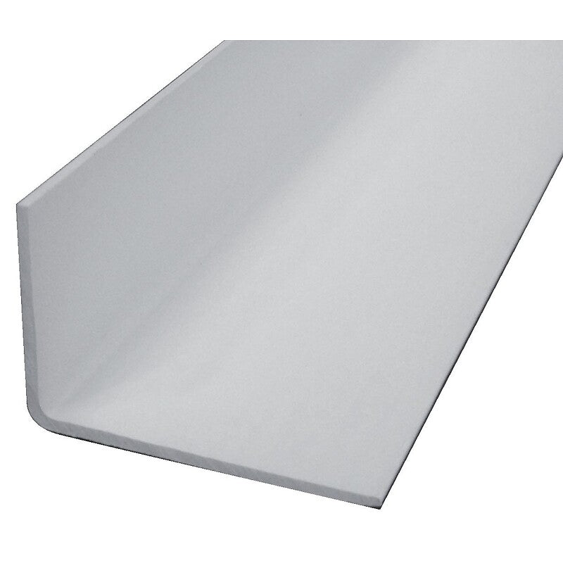 Uneven corner - asymmetrical L-shaped PVC profile length 2.6m white finish 30 x 60mm. Shop confidently with DIAYTAR NIGERIA's vast product range and budget-friendly nationwide shipping.