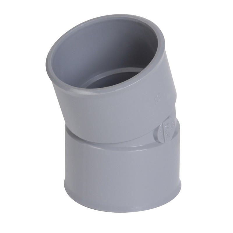 Female-female elbow 20° - UCH22 - Grey PVC - Ø 40 mm. DIAYTAR NIGERIA: Connecting Nigerians with their needs through affordable prices and 5-8 day shipping.