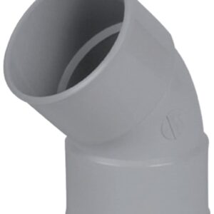 45° female-female elbow, Ø 100 mm - NICOLL grey PVC, Ref.UCT44. Shop with purpose and save with DIAYTAR NIGERIA's extensive platform and nationwide delivery service.