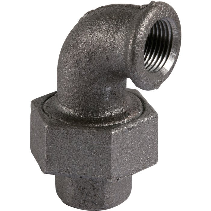 Union elbow No. 96 Black malleable cast iron female female diameter: 26x34 Ref. 09621005. DIAYTAR NIGERIA redefines convenience with our diverse marketplace and affordable nationwide shipping.