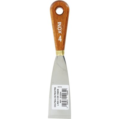 STAINLESS STEEL/WOOD PAINTER'S KNIFE 4CM. Experience retail therapy without the financial stress at DIAYTAR NIGERIA's affordable e-commerce platform.
