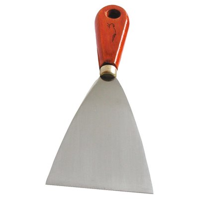 STAINLESS STEEL/WOOD PAINTER'S KNIFE 8CM. DIAYTAR NIGERIA: Your trusted marketplace that combines variety, affordability and reliable shipping.