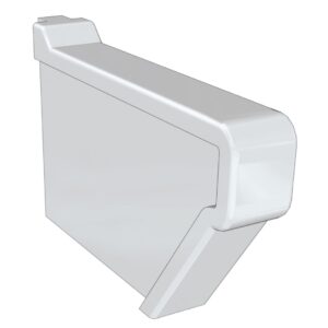 Side joint cover, GEBERIT COLLECTIF washbasin Length: 40 cm White ceramic, Ref.764000000. Shop with confidence at DIAYTAR NIGERIA, offering extensive product variety with nationwide delivery.