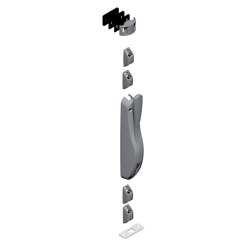 Firefighter lever cremone bolt type Goddess gray color stainless steel look. DIAYTAR NIGERIA: Putting quality products within reach of every Nigerian through our affordable marketplace.