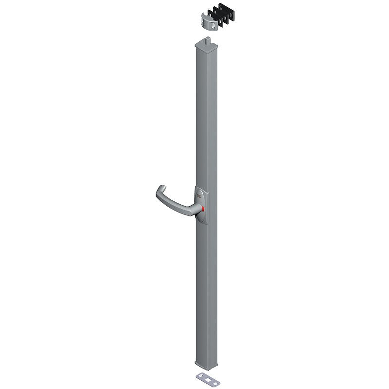 Firefighter cremone bolt with rotating handle, white finish Desy 8510. DIAYTAR NIGERIA transforms online retail with our affordable platform and dependable shipping service.