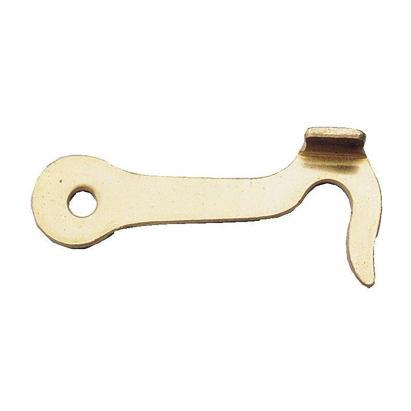 Hook with lug - brass - length 47 mm - right. Experience DIAYTAR NIGERIA, where extensive product variety meets pocket-friendly prices and reliable delivery.
