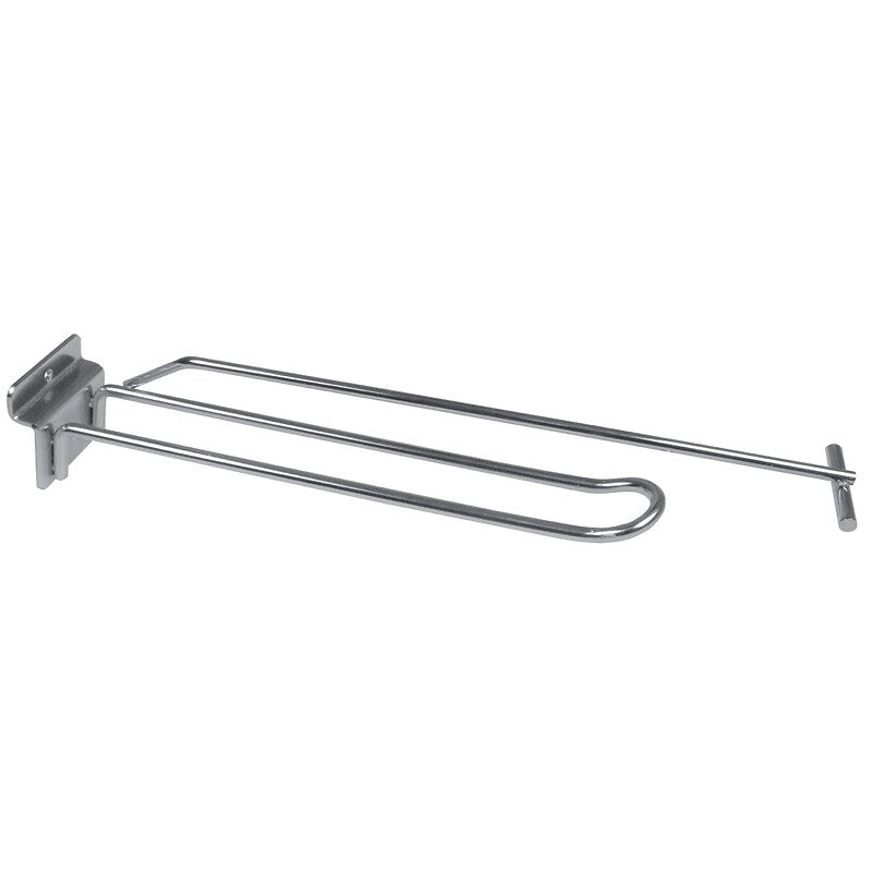 Double hook with price-holder arm for grooved panel, zinc-plated, length 250 mm - compatible with trapezoid profile. Shop smart and save with DIAYTAR NIGERIA's extensive product range and 5-8 day delivery guarantee.