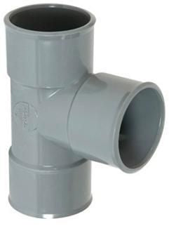 87°30 female-female single connector and junction - UBH188 - Grey PVC - Ø 40 mm. Shop with purpose at DIAYTAR NIGERIA and receive your purchases at unbeatable prices within the week.
