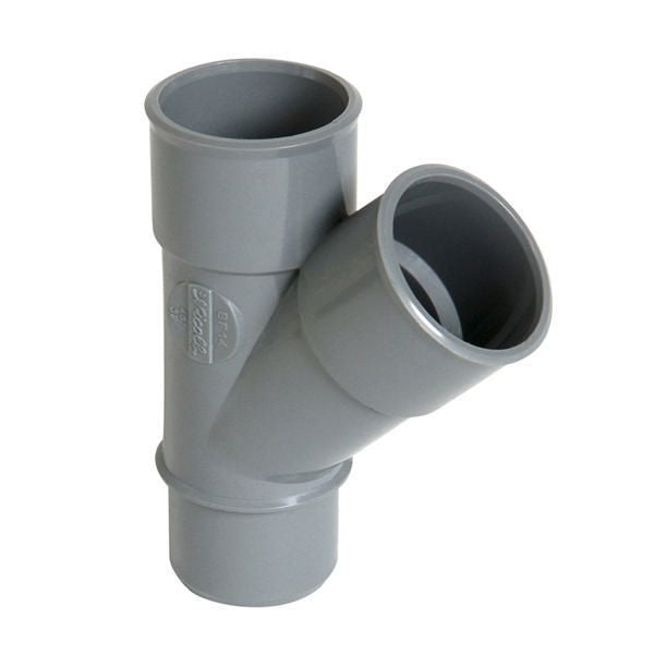 MF 45° single elbow and breech - UBJ14 - Grey PVC - Ø 50 mm. DIAYTAR NIGERIA: Connecting Nigerians with affordable products delivered promptly nationwide.