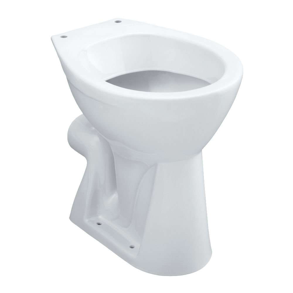 PUBLICA independent raised toilet bowl with white hollow bottom horizontal outlet with white lid holes ref. 315500000. DIAYTAR NIGERIA delivers more than products - we deliver affordable solutions within the week.