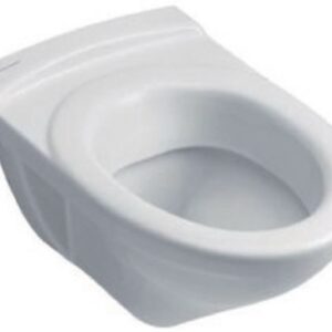 HOSPITAL JACOB DELAFON white wall-hung toilet bowl 53.5x36 6L without lid, integrated ceramic seat, Ref.E1755-00. DIAYTAR NIGERIA connects you with endless possibilities through our affordable e-commerce platform.