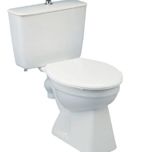 Floor-standing WC pan with single central outlet and built-in siphon action ASPIRAMBO White ref. P231001. DIAYTAR NIGERIA: Where every Nigerian finds affordable products delivered within the week.