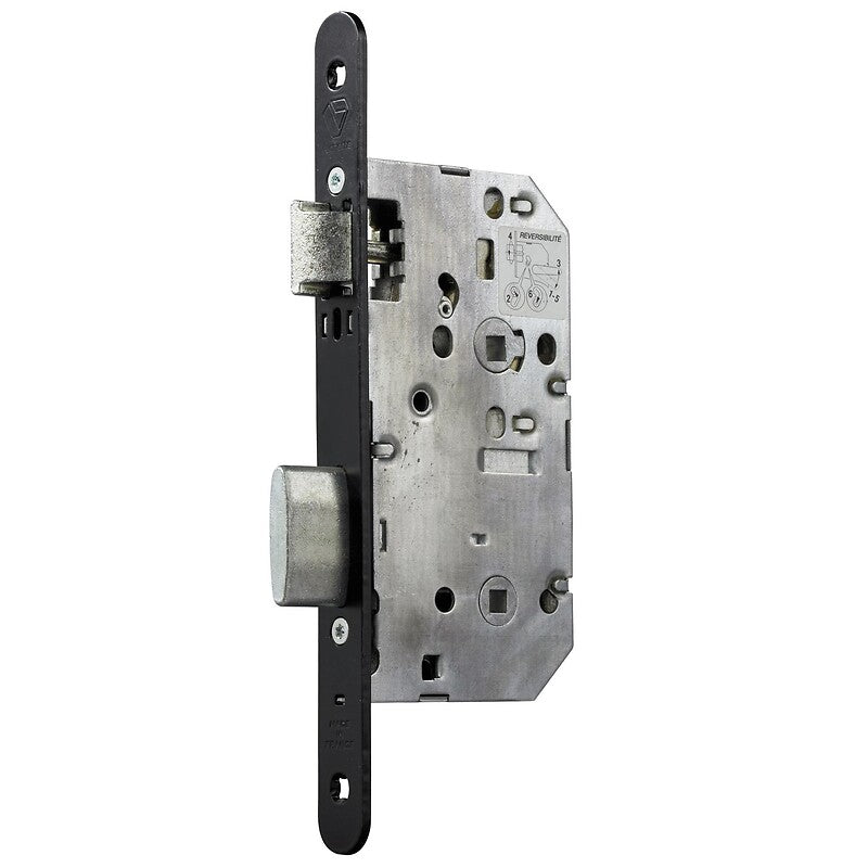 D453 Locking latch, steel faceplate, 50 mm axle, 70 mm center distance, black round ends, 8 mm square without striker, right. DIAYTAR NIGERIA makes quality accessible to all with our affordable prices and quick delivery service.