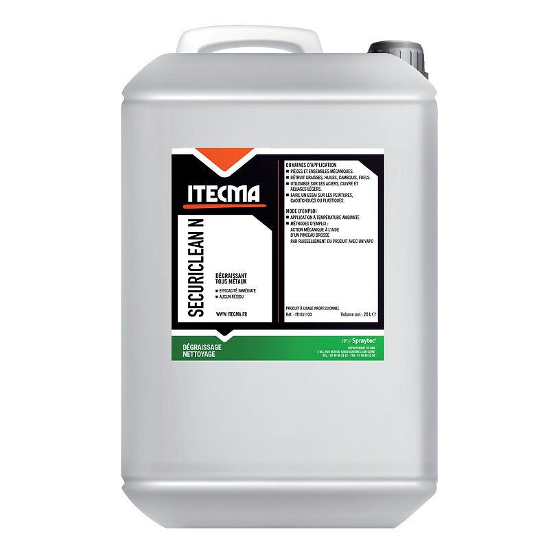 High security cold degreaser cleaner Securiclean N 20 litre plastic barrel. Experience DIAYTAR NIGERIA, where extensive product variety meets pocket-friendly prices and reliable delivery.
