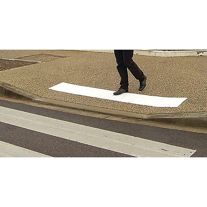 Clarion tactile awareness tiles to be glued for outdoor use - 445 X 400 mm - white finish. DIAYTAR NIGERIA: Where shopping meets satisfaction with affordable prices and prompt delivery services.
