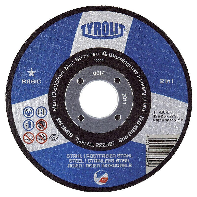 Basic cutting disc offset hub steel/stainless steel cutting Ø 230 thickness 3 mm bore 22.2 mm. Experience the future of shopping with DIAYTAR NIGERIA's extensive selection delivered in just 5-8 days.