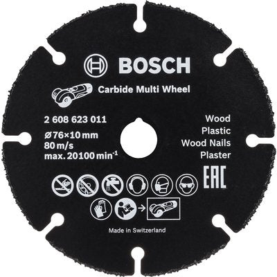 Carbide Multiwheel 76mm Carbide Cutting Disc Ref. 2608623011. DIAYTAR NIGERIA: Revolutionizing how Nigerians shop with affordable prices and prompt delivery services.