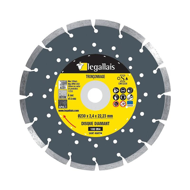 Saint-Martin multi-purpose diamond cutting disc Ø 125 thickness 2 mm bore 22.2 mm. Your one-click solution to affordable shopping, DIAYTAR NIGERIA delivers quality products nationwide.
