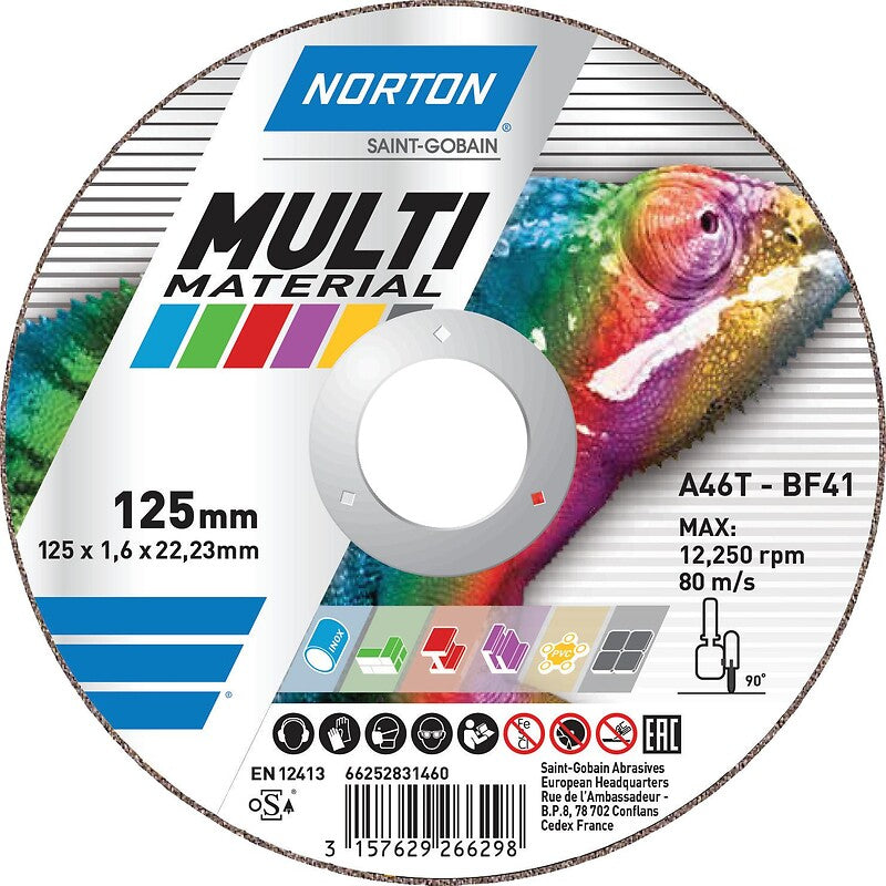 Multi-material cutting disc Ø 125 thickness 1.6 mm bore 22.2 mm. Experience the joy of convenient shopping with DIAYTAR NIGERIA's vast selection and quick delivery service.