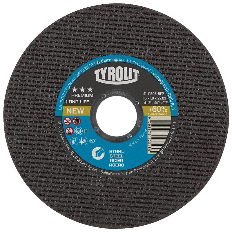 Premium Longlife cutting disc flat hub steel cutting diameter 115 mm thickness 1 mm bore 22.2 mm. Shop with ease at DIAYTAR NIGERIA, Nigeria's premier e-commerce platform offering budget-friendly shipping.