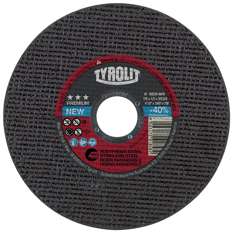 Premium cutting disc flat hub stainless steel cutting diameter 125 mm thickness 1.6 mm bore 22.2 mm. DIAYTAR NIGERIA: Making quality accessible to all Nigerians with affordable prices and quick delivery.