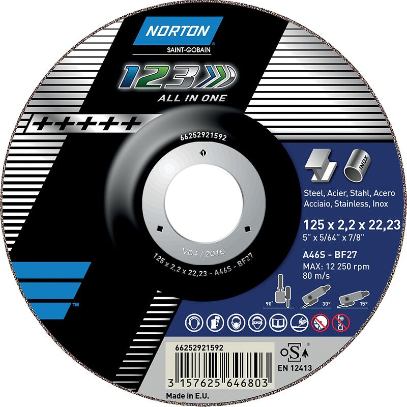Multifunction disc cutting steel/stainless steel Ø 115 thickness 2.2 mm bore 22.2 mm. DIAYTAR NIGERIA makes luxury accessible with our affordable prices and dependable delivery service.