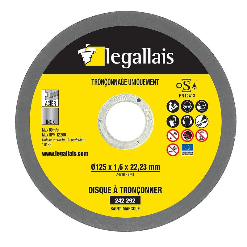 Saint Marcouf flat stainless steel metal cutting discs 230x2x22.23 in box of 25. Experience the convenience of boundless shopping with DIAYTAR NIGERIA's vast selection and quick delivery.