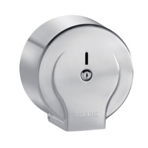 Medium toilet paper dispenser 200 m Satin stainless steel 8 / 10 ref. 2902. Explore our range of electrical and construction products at Nigeria-Materiels.com. We deliver quality and reliability.