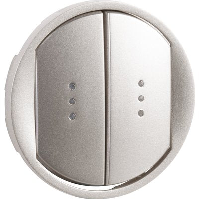 Céliane hubcap - double two-way/push button with indicator light - wide titanium finger - Ref.068304. Shop across categories at DIAYTAR NIGERIA with the confidence of affordable prices and delivery within 8 days.