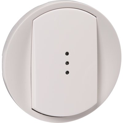 Céliane hubcap - Two-way / push button / remote switch with indicator light - wide white finger - Ref.068003. Experience hassle-free shopping with DIAYTAR NIGERIA's user-friendly platform and prompt delivery service.