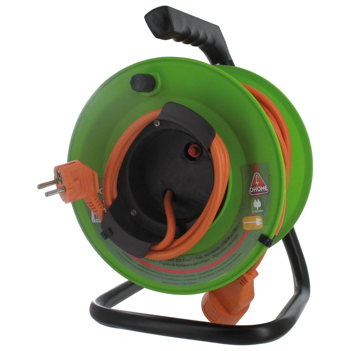 GARDEN REEL 40M HO5 2X1.5. DIAYTAR NIGERIA brings satisfaction with every purchase through affordable prices and prompt shipping.