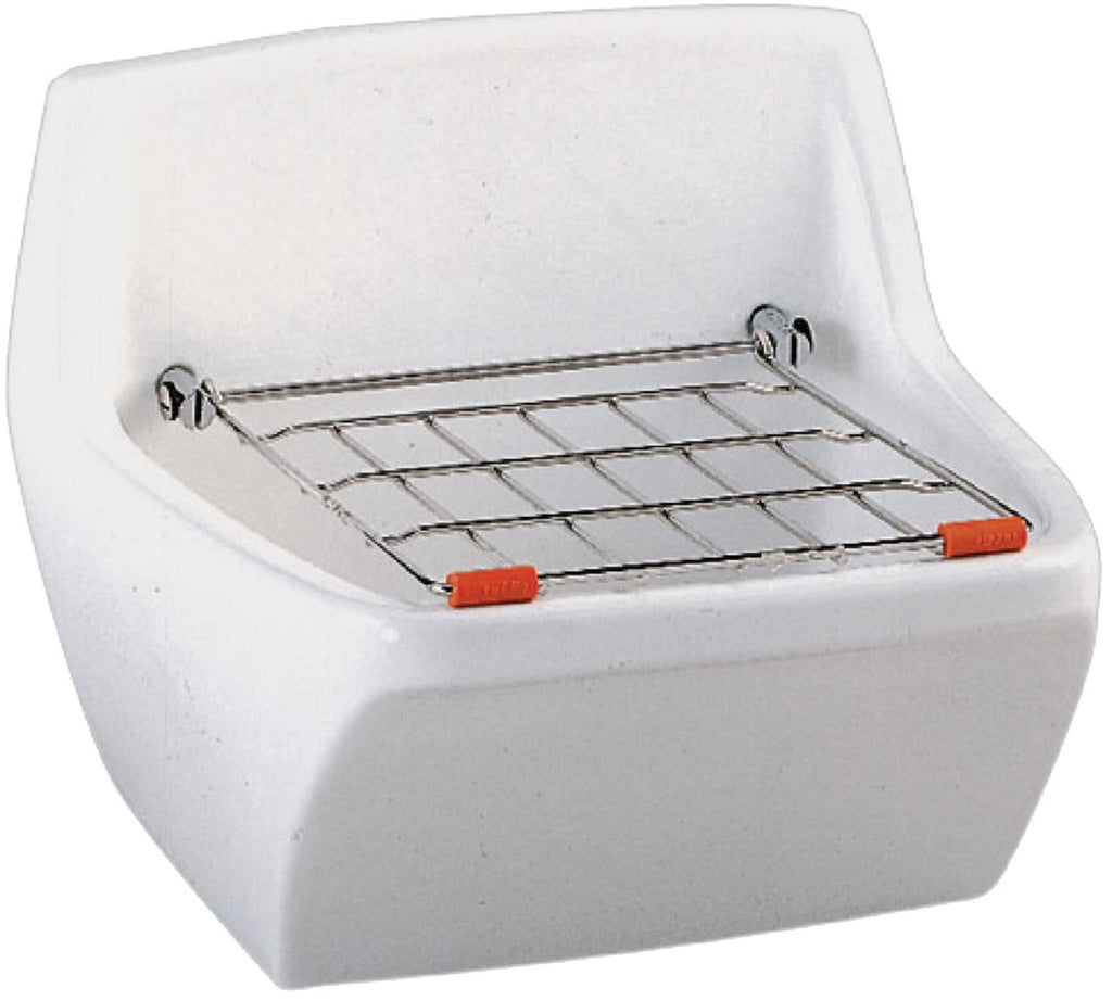 PUBLICA 45x34 white wall-mounted overflow set with free-flow drain, stainless steel grid and fixing set ref. 4750000000. DIAYTAR NIGERIA: Your trusted marketplace that combines variety, affordability and reliable shipping.
