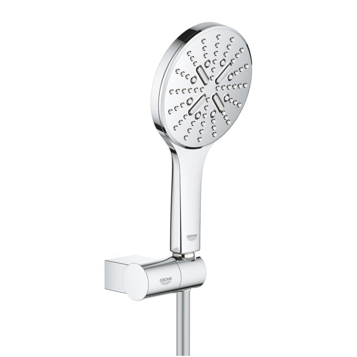 Rainshower SmartActive 130 chrome 3-jet shower set with wall bracket REF. 26580000". DIAYTAR NIGERIA brings the marketplace to your screen with affordable products delivered in 5-8 days.