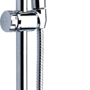 HYDROSTYLE set with bar: 1 jet shower head (rain), 1.50 m double-grip stainless steel hose, anti-twist nut with flow limiter, 600 mm D 22 mm brass bar and soap dish, chrome-plated ref. Z5399111101. Shop across categories with ease at DIAYTAR NIGERIA, delivering affordability within the week.