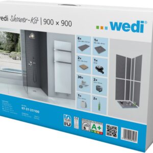 WEDI shower kit set with 90x90 shower tray, Ref. 073737100. Shop across categories at DIAYTAR NIGERIA with the confidence of prompt and budget-friendly delivery.