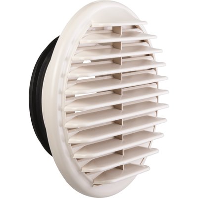 125 mm plastic wall air inlet or outlet Ref 464041. Explore our range of electrical and construction products at Nigeria-Materiels.com. We deliver quality and reliability.
