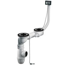 Complete ALTECH sink set with overflow 2 bowls diameter 50 with NF plug. DIAYTAR NIGERIA delivers more than products - we deliver affordable solutions within days.