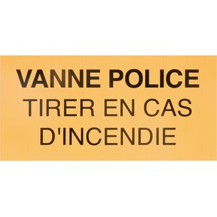 POLICE VALVE etiquette. DIAYTAR NIGERIA: Your affordable gateway to thousands of products delivered within a week.