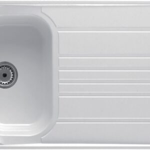 MODERNA SMC resin countertop sink, height 3 cm, 1 bowl, basket drain diameter 9 cm, manual drain, Ref.EPAA090R17. Discover shopping simplified with DIAYTAR NIGERIA's comprehensive platform and reliable 5-8 day shipping.