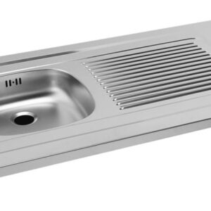 SIXTY 1-bowl kitchen sink, 1000 stainless steel 18/10, Smooth. Your trusted shopping partner, DIAYTAR NIGERIA offers extensive selection with quick delivery options.