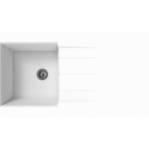 PRIMEO countertop sink with 1 bowl in white synthetic material without drain 120x60 cm. DIAYTAR NIGERIA delivers on our promise of extensive selection and budget-friendly nationwide shipping.