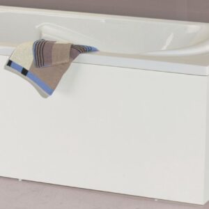 Compli's bathtub front - white melamine - width 180 cm - height 53.5 cm - thickness 16 mm Ref. A2368809. DIAYTAR NIGERIA: Where affordability meets reliability with thousands of products delivered promptly.