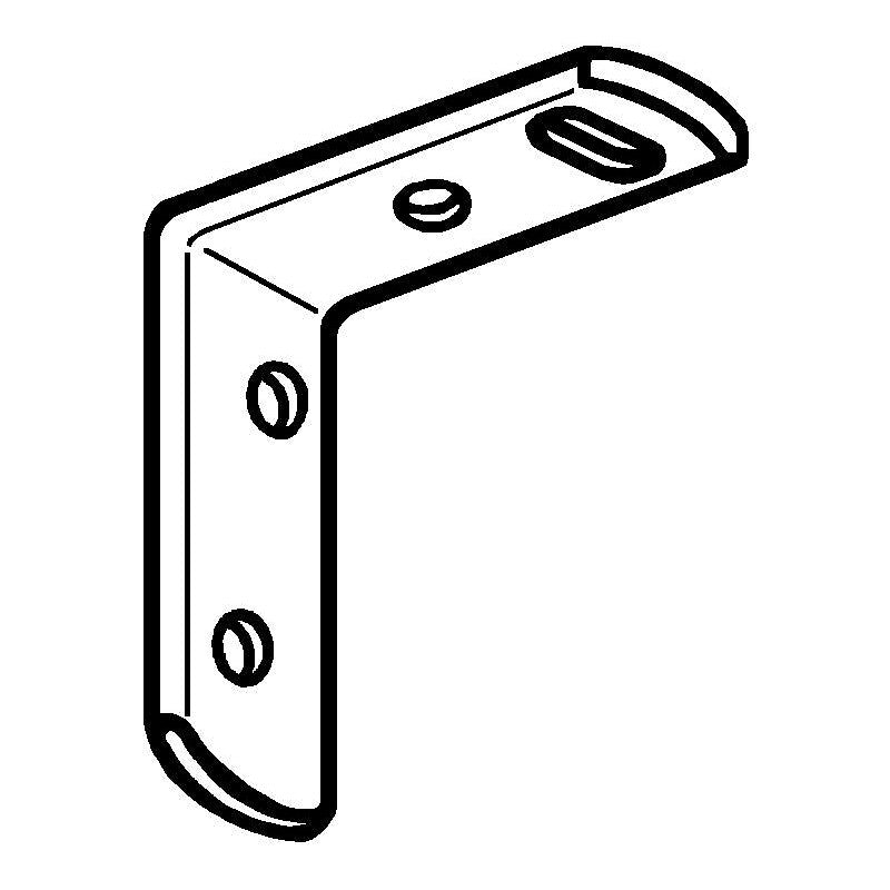 Drilled angle fitting - flat 18 x 4 mm - 44 x 30 mm - white. DIAYTAR NIGERIA brings the market to your screen with thousands of affordable products delivered to your door.