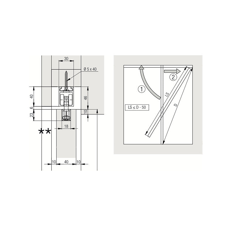 Hardware for interior sliding wooden pocket doors - 100 kg leaf - Porta HMT Pocket complete kit 2m. Discover endless possibilities with DIAYTAR NIGERIA's comprehensive catalog and budget-friendly delivery.