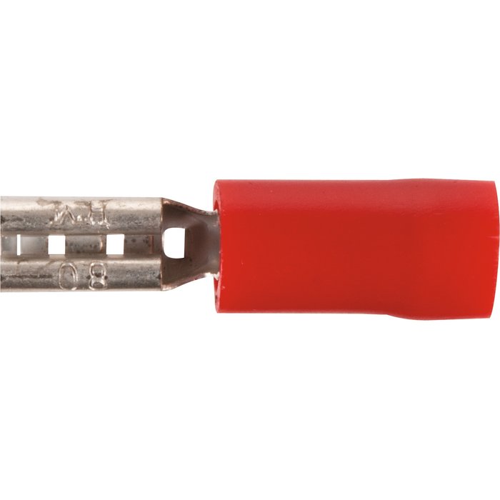 RED FEMALE PLUGS 2.8X0.8 /100. DIAYTAR NIGERIA: Bridging the gap between consumers and quality products with affordable nationwide shipping.