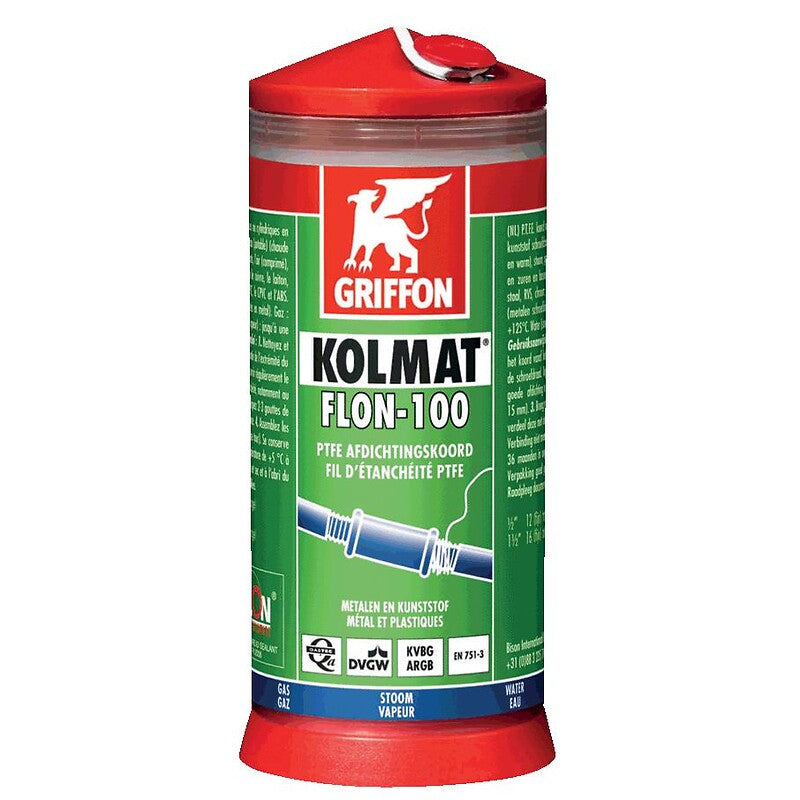 KOLMAT®FLON-100 PTFE thread for sealing conical or cylindrical threaded connections 175m reel. Experience retail therapy without the financial stress at DIAYTAR NIGERIA's affordable e-commerce platform.