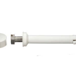 WC fixing screw, 6x80 brass hexagonal head, long dowel, white and chrome caps. DIAYTAR NIGERIA: Connecting Nigerians with their needs through our affordable and diverse marketplace.