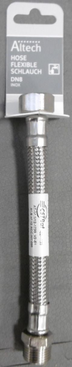 Male-female sanitary hose 12x17 DN8 length 150mm, Altech, Ref: 207207. Shop efficiently with DIAYTAR NIGERIA, offering thousands of products at unbeatable prices delivered promptly.