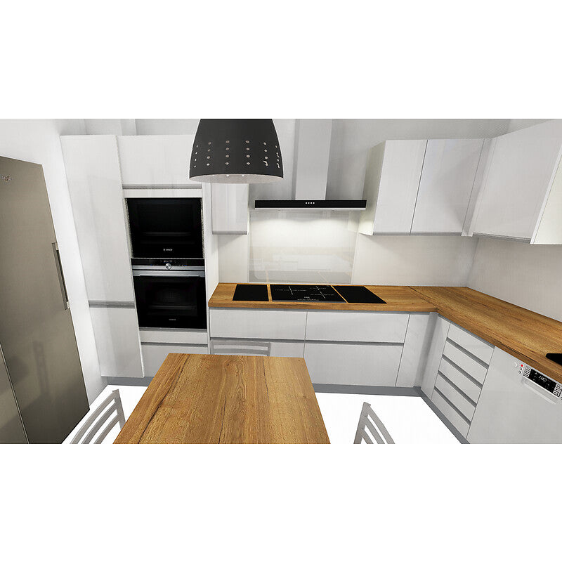 Tempered glass hood base - 6 mm thick - 700 x 600 mm - white enamel. DIAYTAR NIGERIA: Where shopping meets satisfaction with affordable prices and reliable 5-8 day shipping.