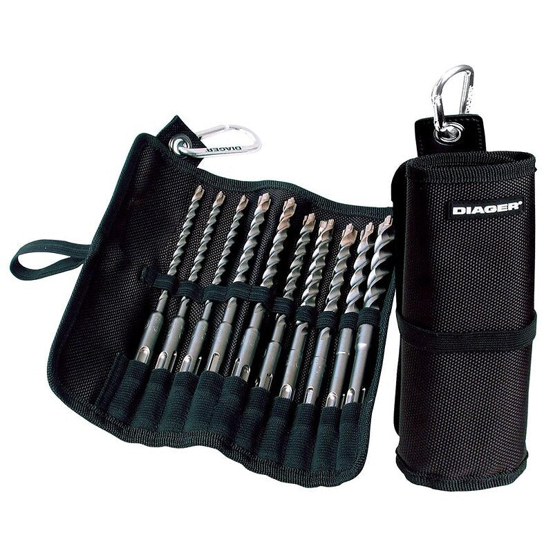 SDS+ Booster Plus concrete drill bit in 10-piece kit diameter 6 to 14 length 160 mm. Discover the convenience of DIAYTAR NIGERIA's vast e-commerce platform with delivery in just 5-8 days.